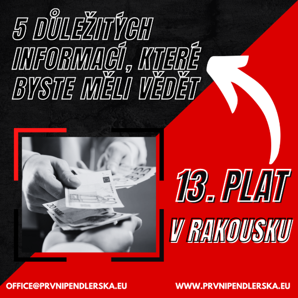 5 důležitých informací k 13. platu v Rakousku 5 důležitých informací k 13. platu v Rakousku